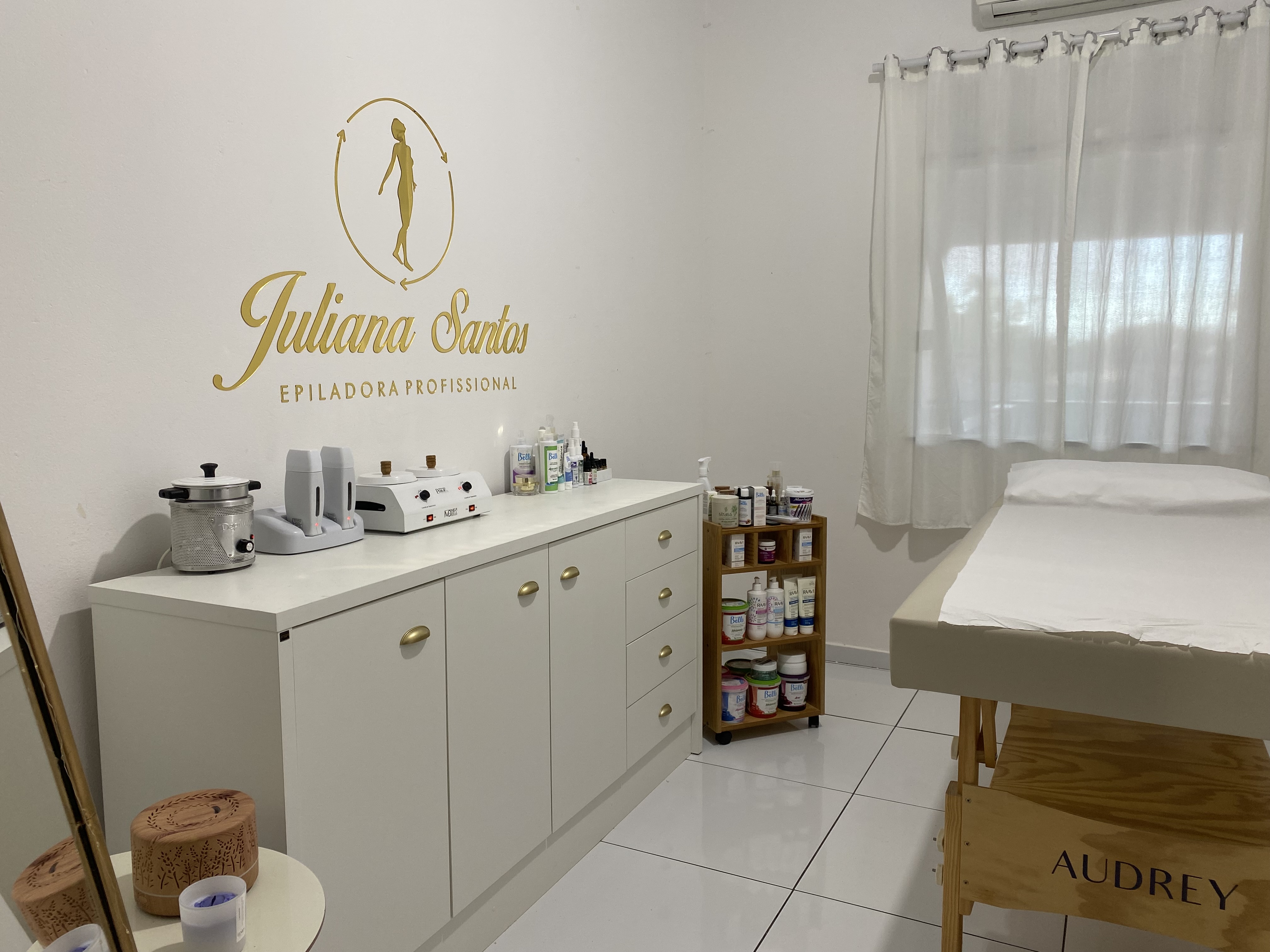 Espaço de atendimento de Juliana dos Santos Silva