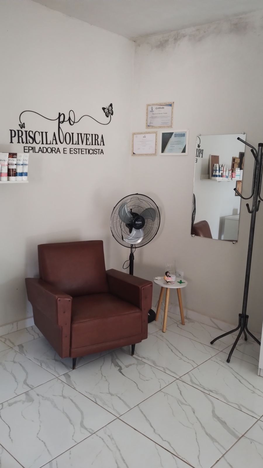 Espaço de atendimento de Priscila de Oliveira Vicente