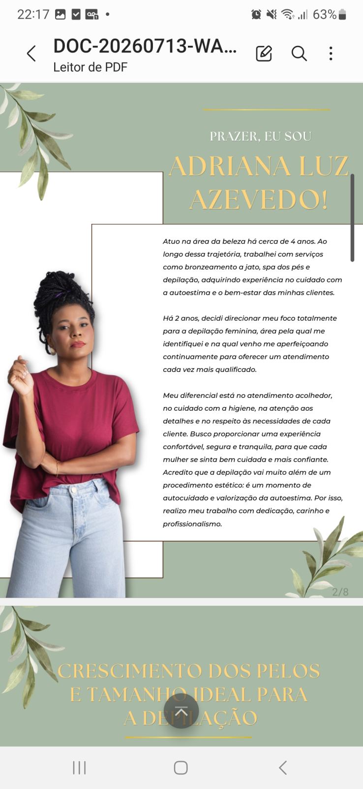 Espaço de atendimento de Adriana luz Azevedo de jesus