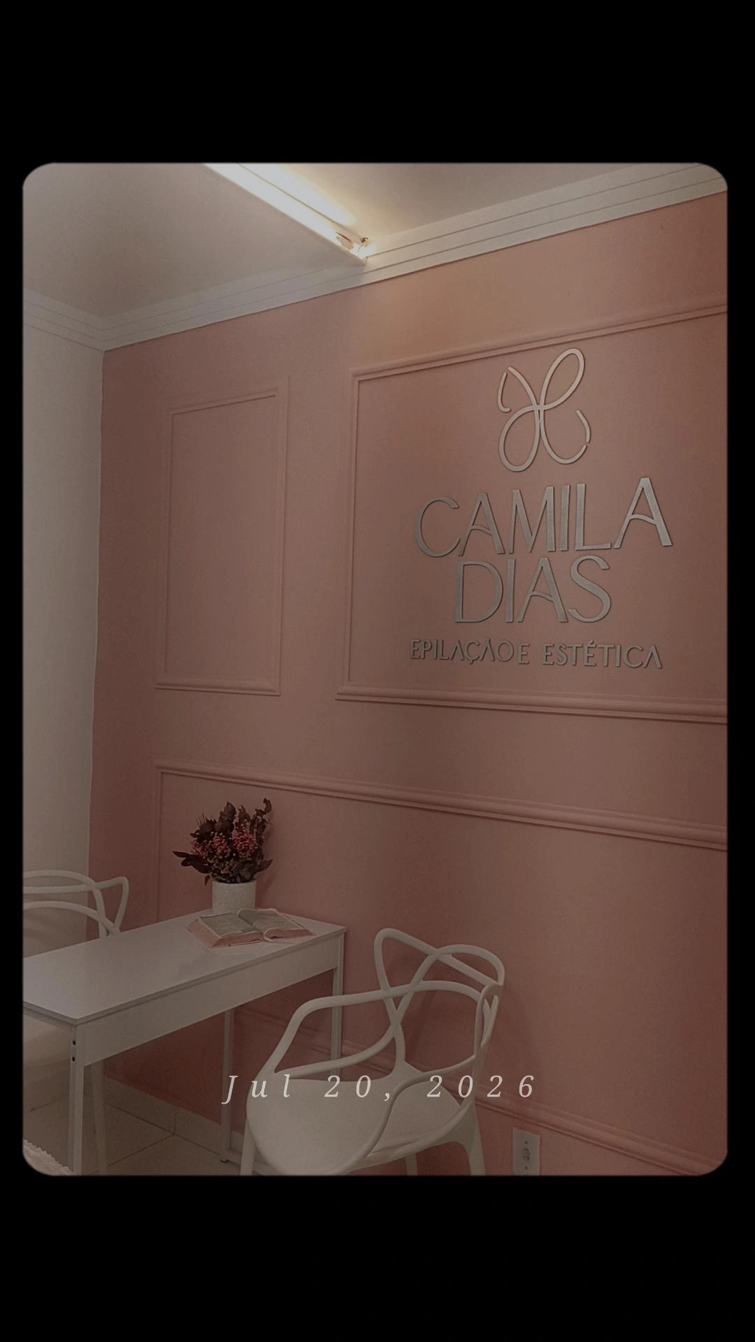 Espaço de atendimento de Camila Dias de Jesus
